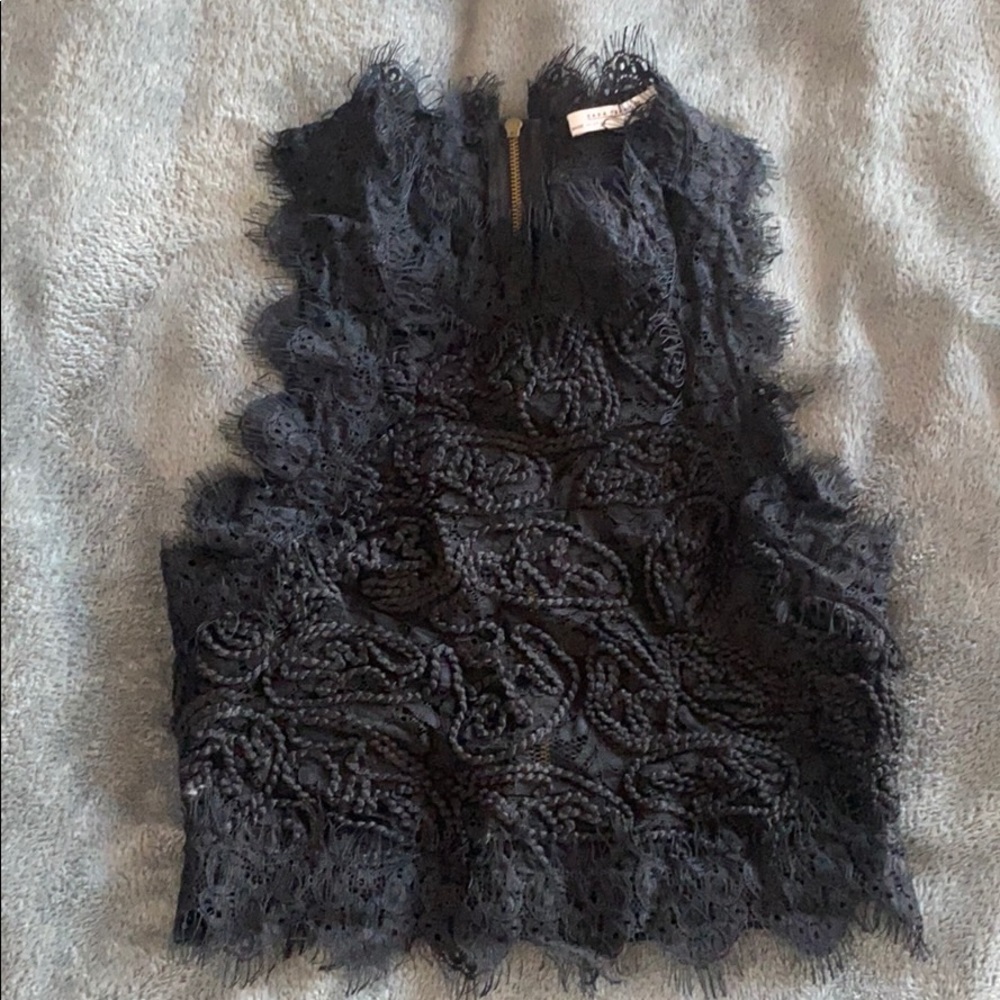 Zara Trafaluc lace blouse
